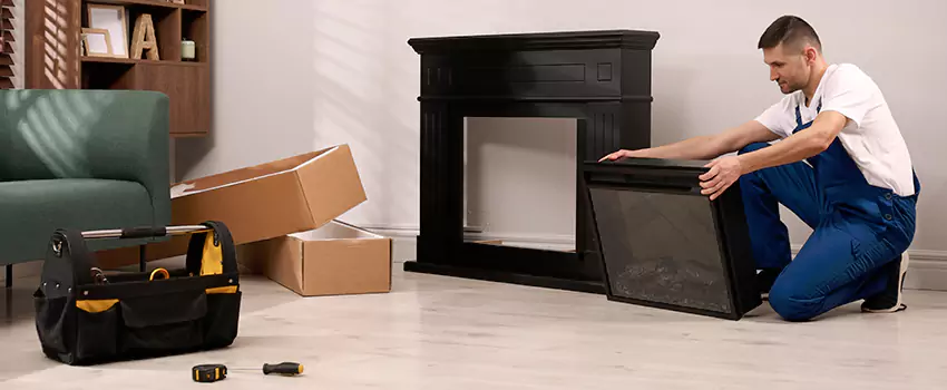 Old Rusted Metal Fireplace Repair And Replacement in Sulphur Springs, TX